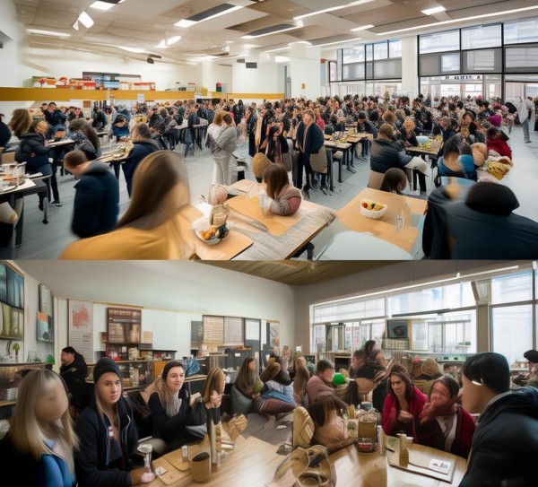 学校食堂与实体店，功能定位与服务体验的差异剖析